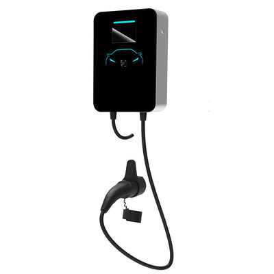 OCPP WiFi RFID 400V 3 Phase 32A 22kW EV Charger for Parking Size 535*315*190mm and Input / Output Voltage 400V Three Phase