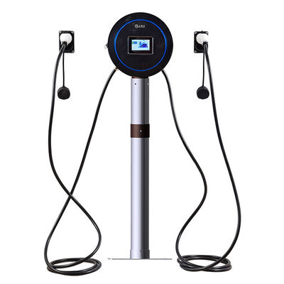 Environment Temperature -25C- 50C AC Connection Floorstand Wallbox 380V CCS GBT Double Gun 22kW EV Charging Pile for Car