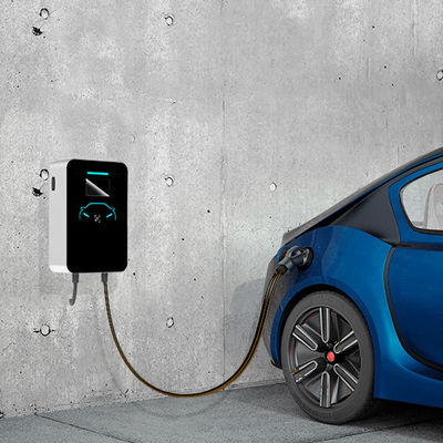 10kg Three Phase App 11kw AC EV Charger with Type 2 Connector Wallbox and 4.3-inch Color LCD Display