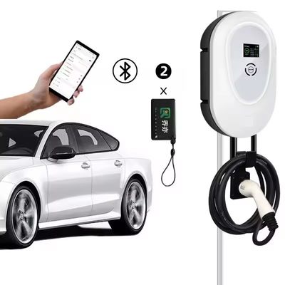 11kW AC Output Current Type 2 Wall-Mounted EV Charging Station with 5m Cable and Rated Current 16A