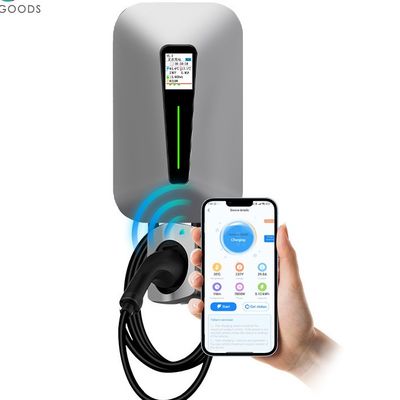 Portable Electric Charger For Business Garage Custom Charging Pile With App 380V