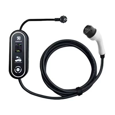 Type 2 Portable EV Charger 3.5KW Charging Station for All EV Models 220v Input Voltage