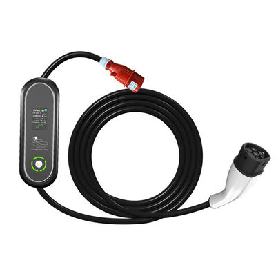 Type 2 Portable EV Charger 22kw/11kw 32A 380V 3 Phases Fast Charging Station Wallbox for Electric Car Retrofit/Upgrade