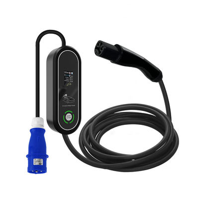 IP55 Protection Level NACS Connector 7KW Industrial Plug Fast AC Portable EV Charger for Tesla Home Charging Station Pile