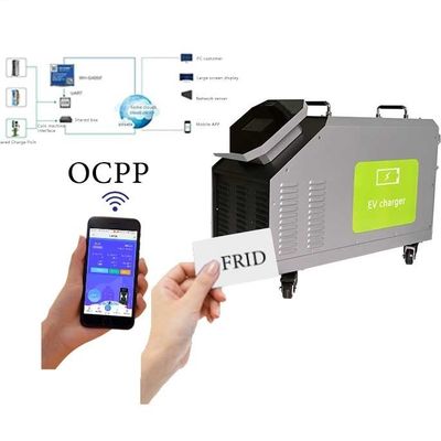 Portable Dc Ev Charger For Electrical Car Fast Mobile Ev Charging Station With GBT OCPP 30kw And Output Current 50A/100A