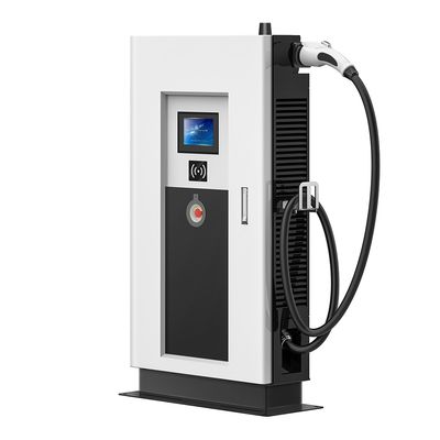 30KW IP65 Smart Fast Car DC EV Battery Charger CCS2/CCS1/CHAdeMO/GBT Floor-mounted Electric Car DC EV Charger Charging Station