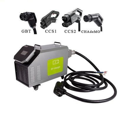 30KW Output Power Gbt Type 2 32A 22Kw Movable Powerbank Fast Intelligent Ocpp Car Charger Portable Dc Ev Charger