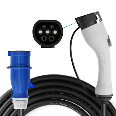 1phase 32A 7KW Type2 On-board Charging Portable EV Charger High Compatibility E-mingze Energy Electric Vehicle Charging Gun