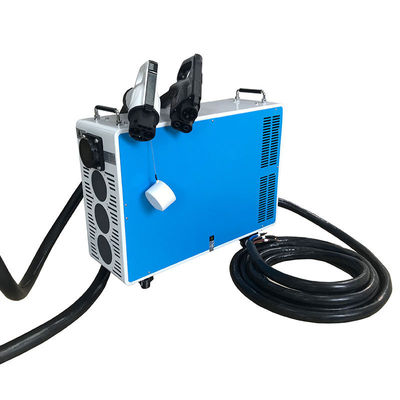 60KW Output Power Guangdong Energy CCS2 Portable Electric Vehicle DC EV Station Charging Pile with Double Gun Model3