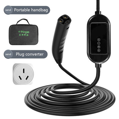 EV Charger E-Mingze Fast Charging Portable 32a 7kw T-Esla Charger Waterproof