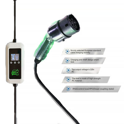 Function Leakage Protection 3Phase 16A 11KW Type2 EV Charger for Electric Cars