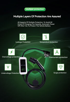 Type 2 11KW 16A 3 Phase EU Standard Fast Electric Vehicle Charging Station Portable Ev Charger