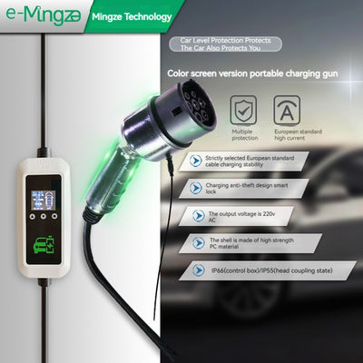 Adjustable Portable Ev Charger 1 Phase Electric Vehicle Car Charger Fast Charging Station