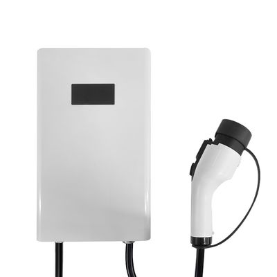 7kW Electric Car Charger EV Charging Station with Wall-Mounted Display Screen and Overcurrent Protection by e-mingze