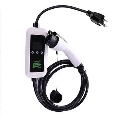 Portable 3.5KW 16A J1772 Electric Vehicle Charger With Leakage And Temperature Protection