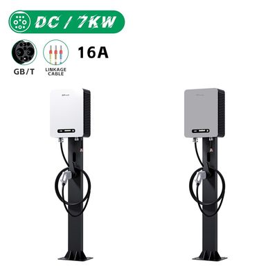 7KW E-mingze CCS2 Column Electric Car Charger Color Screen DC Fast Charging Station with Security Overvoltage Protection