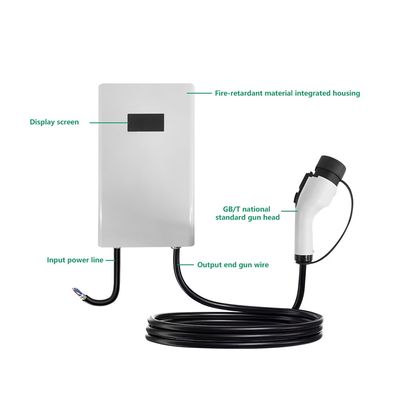 32A/7KW Fast Charging Wall-Mounted GBT DC Gun Condition 7KW Output Power Overcurrent Protection Purpose for Replace/Repair