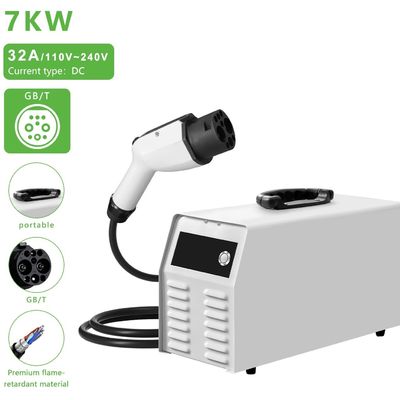 E-mingze 7KW Portable EV Charging Station 32A Current and Overvoltage Protection for Electric Car Replacement/Repair