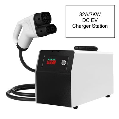 7kW Portable EV Charger Speed CCS2 Euro Standard 32A Output Current Movable EV Charging Station with 220V Input Voltage
