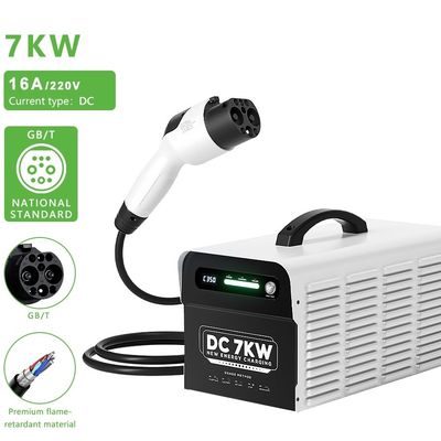 E-mingze 7KW Portable EV Charging Station New DC Fast Charger with 16A GBT DC Output and 32A Current for Electric Cars