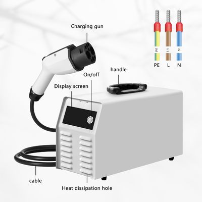 E-mingze Direct Model 7KW 32A Fast Speed DC GBT Electric Vehicle Charger with Overcurrent and Undervoltage Protection