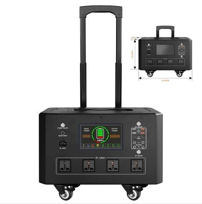 Leakage Protection Portable Solar Battery Charging Station 2.3KWH 3.3KW For Fast Charging