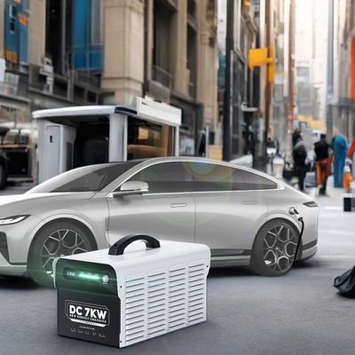 7KW DC EV Charging Station 220V Portable for Fast Electric Vehicle Charging Outdoors