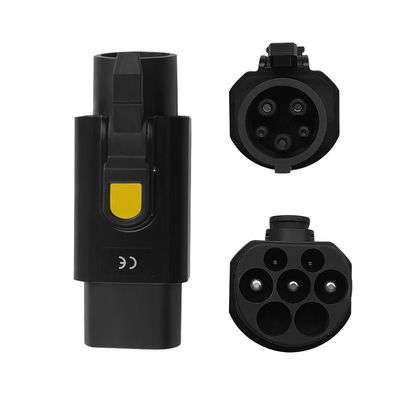 220V 32A Output Current Type2 to J1772 Type1 Adapter for 7kW Portable Charging Station EV Charger Adapter
