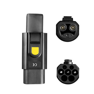 32A 220V Waterproof Portable EV Charging Adapters PC Copper NACS Type2 to Tesla 7KW Chargers Connector Charging Stations