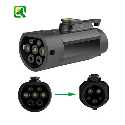 PC Copper Material and Suitable for 220V Input Voltage GBT to Type1/J1772 Converter EV Car Charge Adapter 220V 32A 7KW