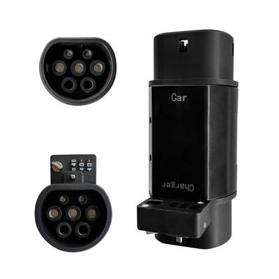 Electric Car Anti-Theft with Lock GBT to Type 2 EV Charger Adapter 220V Input Voltage 32A Output Current Lock