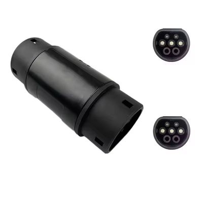 GBT to Type 2 For ev charger Adapter connector for electric car 7kw 220v 32A Car side Plug and Output Current 32A