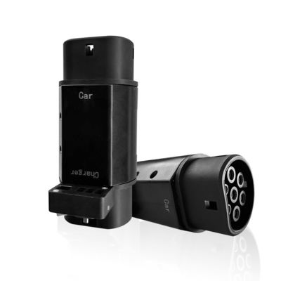 CE Approved Coded Lock Gbt to Type2 22kW Adapter for Gbt Charging Pile to Charge EU Cars EV Charger Converter Connector