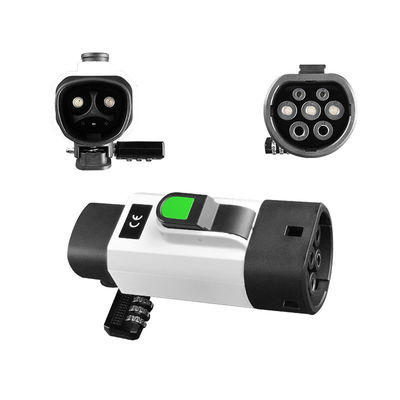 PC Copper NACS 7KW 32A AC EV Charging Adapter for Tesla to Type2 Inlet European Car Charging Rated voltage 220V