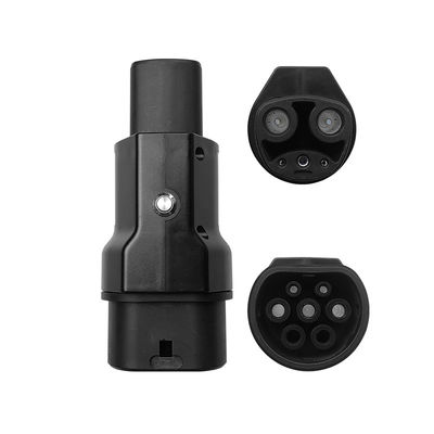 GBT Charging Pile GBT to Tesla Car Ev Adaptor Rated Current 32A AC 7KW GBT EV Charger Adapter for Tesla Car Condition Plug