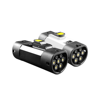 GBT 380v AC Inlet Adapter Type2 32A Charging Connector Outlet Plug Electric Vehicles EV Charger Adaptor IP65 within 22kw