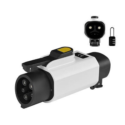 240V AC Black 7KW 32A J1772 EV Car Charger Adapter Converter for Tesla Charging Pile to J1772 Electric Vehicles Charging