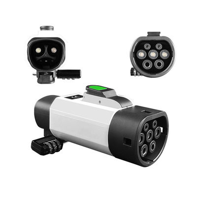 Standard 220V Tesla to Type2 7KW 32A EV Charging Adapter for Type2 Inlet Vehicles Charging Condition