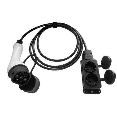 Outdoor Camping Extended Plug Socket Type2 3.5kw EV Discharge Gun V2L with 3 Meters Cable Length and 16A Output Current