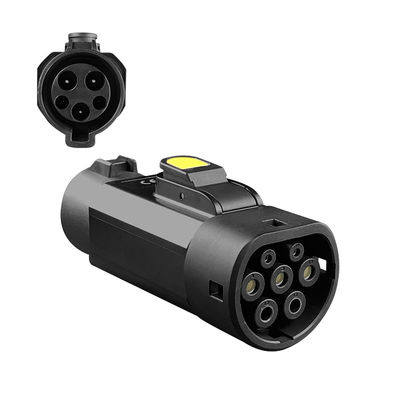 Type2 EV Charging Connector 220V Car Adapter Charger 32A Output Current for Type2 Cars Condition J1772 to Type2
