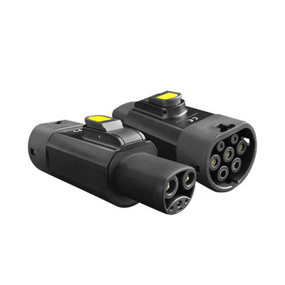 GBT NACS Portable EV Adapter 240V Operation Voltage 32A Output Current for Portable Car Charging Station NACS GBT