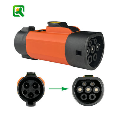 220V 32A J1772/type1 to Type2 EV Charging Connector Portable Car Adapter Charger with Operation Voltage