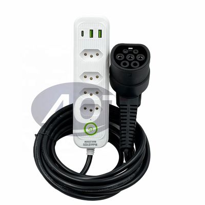 BYD V2L Discharge With 5M Cable Brazil Socket AOTAI EV Connectors V2L Adapter Type 2
