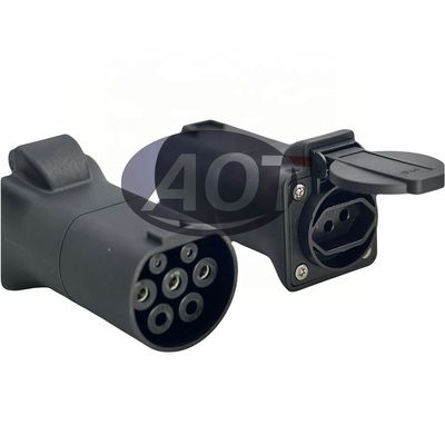 16A V2L EV Connector To Brazil Socket 3.6 KW Advanced V2L Discharge Type 2 Adapter For MG / Hyundai