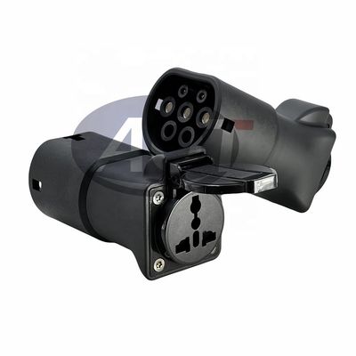 AOTAI V2L Adapter Schuko UK Israel Socket Type2 Vehicle EU EV Discharging Outlet SAE J1772 Inlet EV Charging
