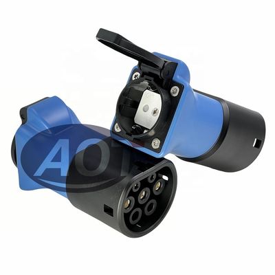 16A AOTAI V2L Adapter V2L To Schuko Adapter With Lock Hole For Kia Hyundai 5 KW Power Max