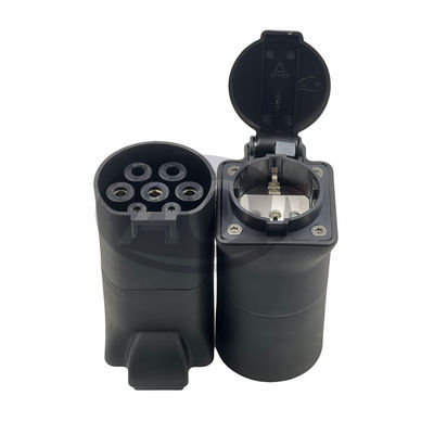 Electric Vehicle Adapter AOTAI V2L Discharge Type 2 to Schuko Socket 3.6 kW for High Temperature Resistant PC in MG