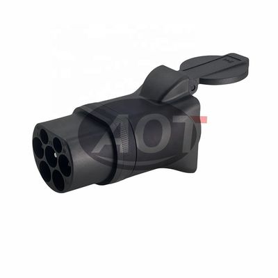 AOTAI Type2 to AC 220V EV Adapter Type 2 IEC 62196 Station Side Plug For Electric Bicycle Motorbike Charger Brazil Socket