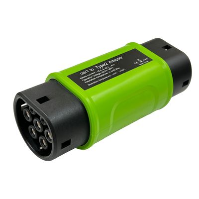 PVC 240 Volts AC EV Adaptor GBT To Type 2 Discharge For Standard Vehicles Charging