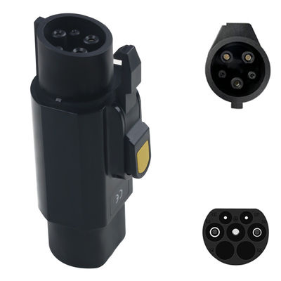 Highly Electric Vehicle Charger Type 1 Male Adapter To Type 2 Female Ev Adapter Convertor Sae J1772 Type1 To Type2 Adapter